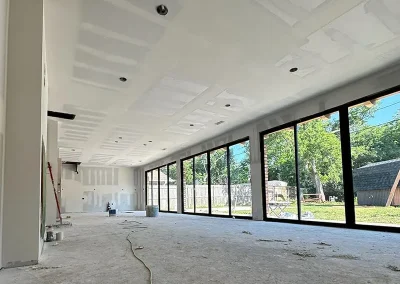 Drywall at worksite